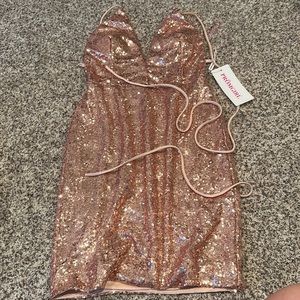 prom girl sequin mini dress